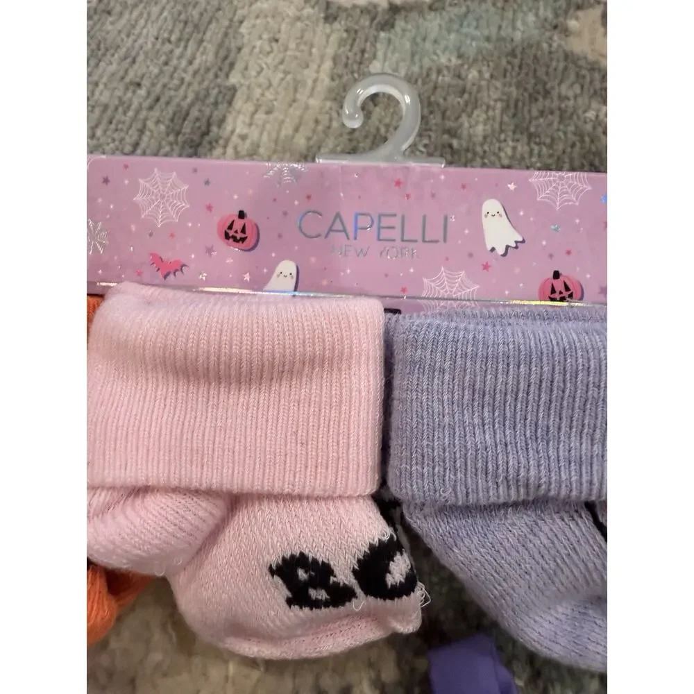 Nordstrom Baby Halloween Bundle Socks Crinkle Book NWT